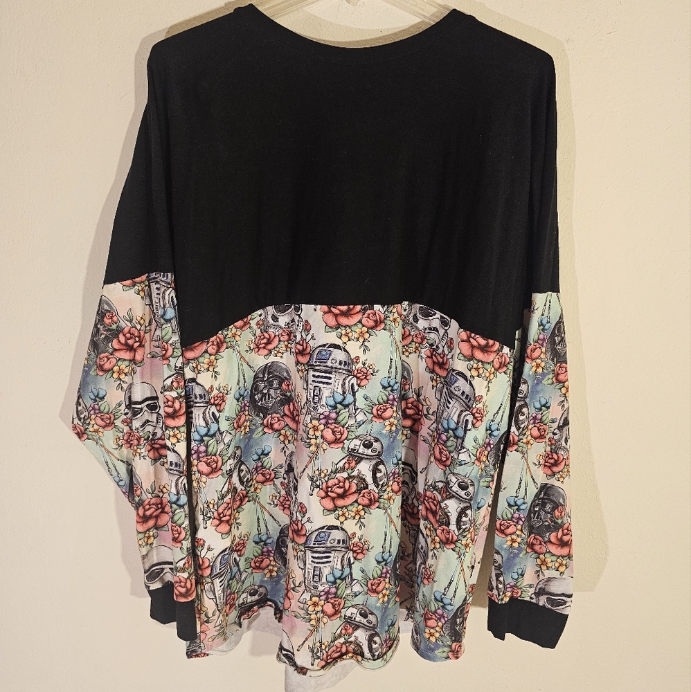 Star Wars Flower Wars Print Sweatshirt